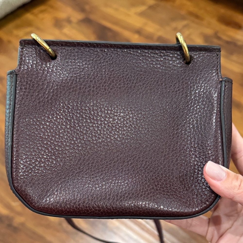 Mulberry MINI Amberley Satchel in Deep Red - Picture 7 of 7